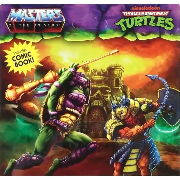Donatello Turtles of Grayskull Masters of the Universe und Teenage Mutant Ninja Turtles Crossover Figur von Mattel