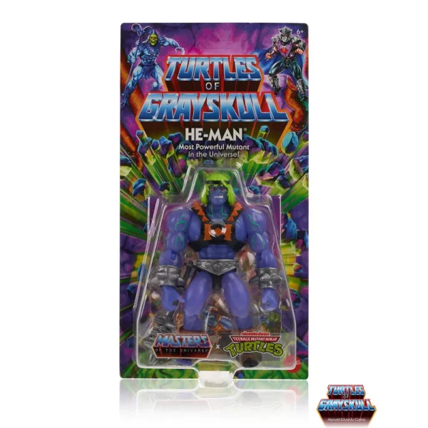He-Man Turtles of Grayskull Masters of the Universe und Teenage Mutant Ninja Turtles Crossover Figur von Mattel