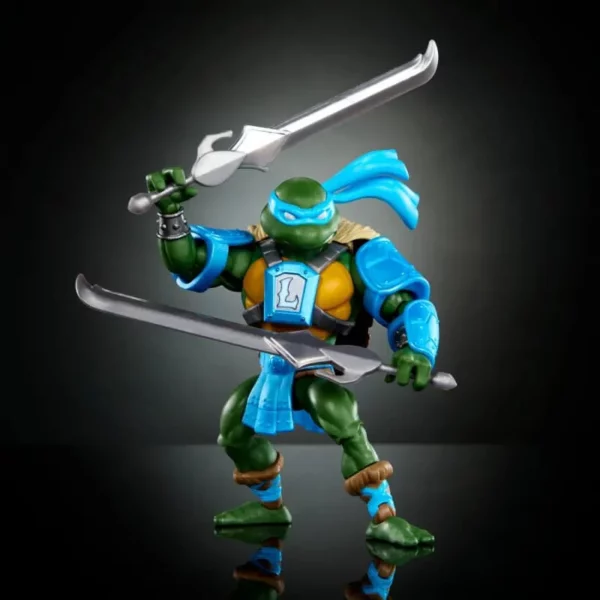 Leonardo Turtles of Grayskull Masters of the Universe und Teenage Mutant Ninja Turtles Crossover Figur von Mattel