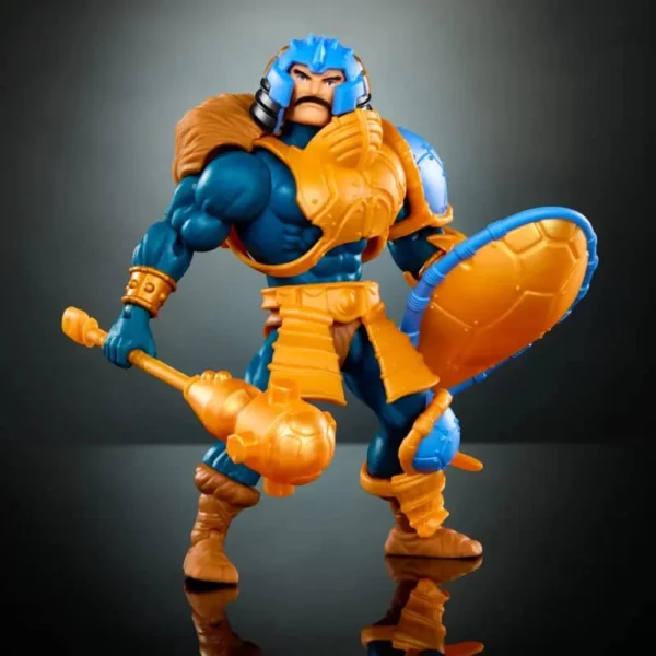 Man-At-Arms Turtles of Grayskull Masters of the Universe und Teenage Mutant Ninja Turtles Crossover Figur von Mattel
