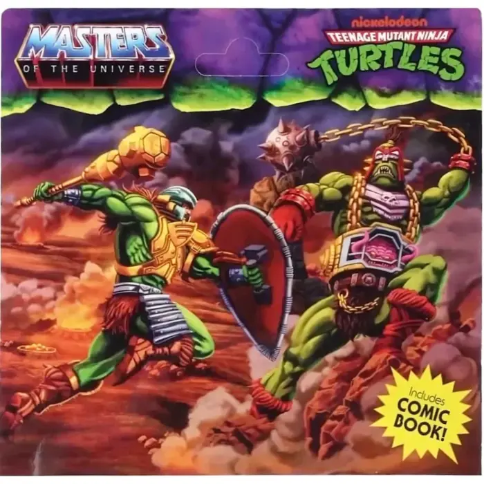 Man-At-Arms Turtles of Grayskull Masters of the Universe und Teenage Mutant Ninja Turtles Crossover Figur von Mattel