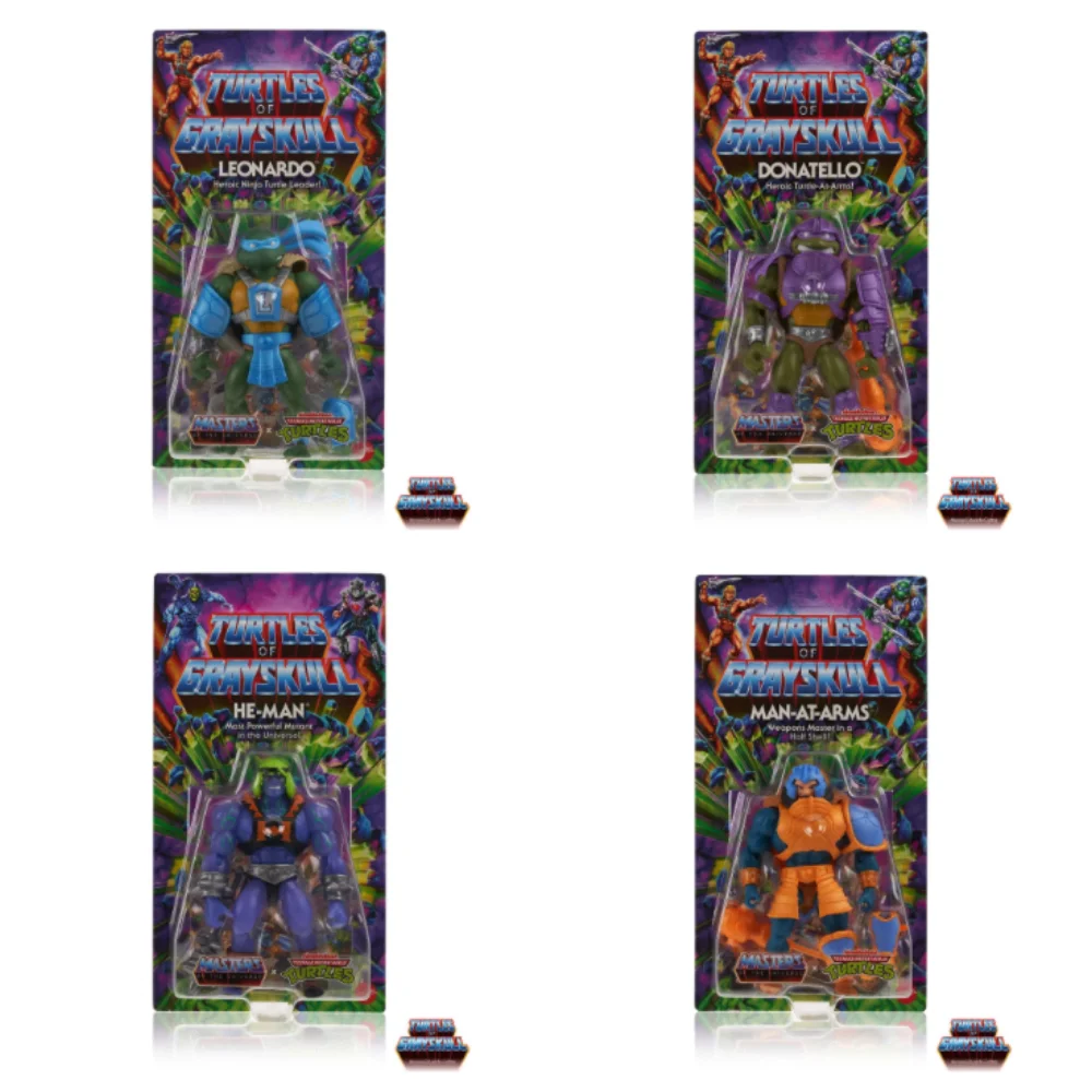 Turtles of Grayskull Masters of the Universe und Teenage Mutant Ninja Turtles Figuren Wave 1 von Mattel