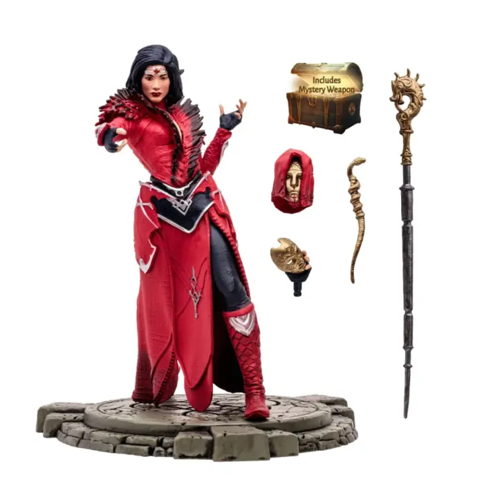 Fire Bolt Sorceress (Rare) Diablo 4 Game Figur von McFarlane Toys