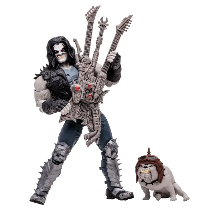 Lobo und Spacehog DC Multiverse Mcfarlane Toys Figur und Fahrzeug aus Justice League of America
