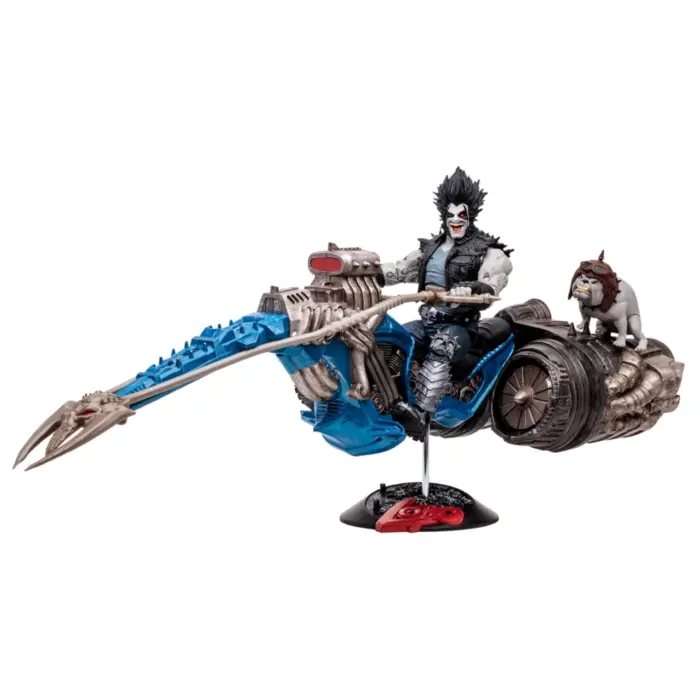 Lobo und Spacehog DC Multiverse Mcfarlane Toys Figur und Fahrzeug aus Justice League of America
