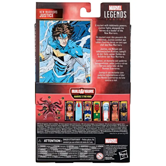 New Warriors Justice Marvel Legends Series Figur aus der Build-A-Figure Marvel´s The Void Wave von Hasbro