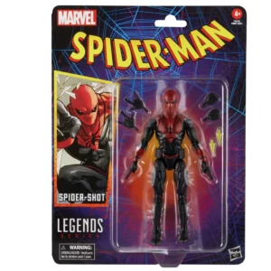 Spider Shot Marvel Legends Series Retro Collection Figur von Hasbro aus dem Marvels What If? Spider-Man vs. Wolverine Comic