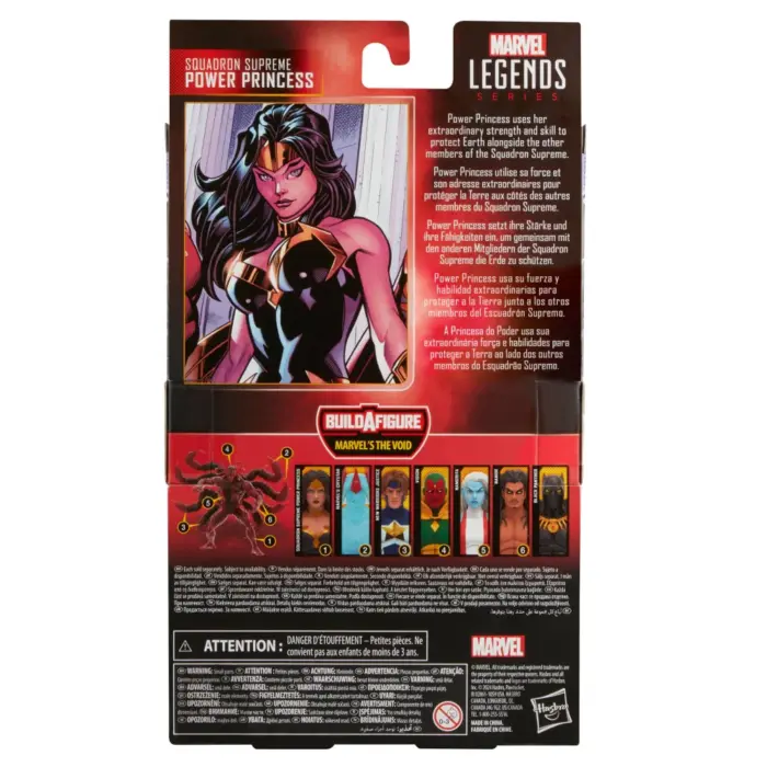 Squadron Supreme Princess Marvel Legends Series Figur aus der Build-A-Figure Marvel´s The Void Wave von Hasbro