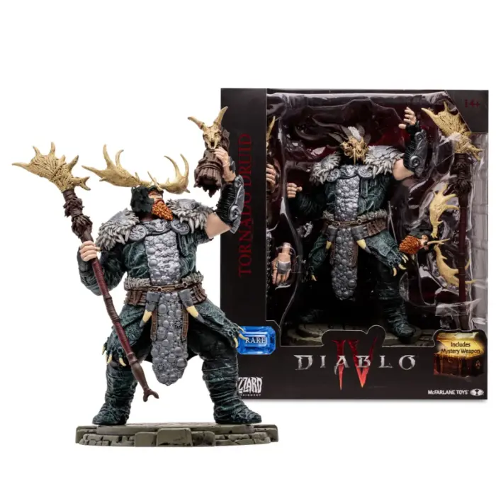 Tornado Druid (Rare) Diablo 4 Videospiel Figur von McFarlane Toys