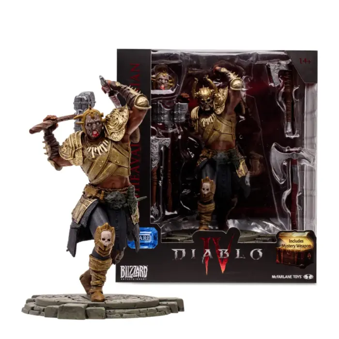 Upheaval Barbarian (Rare) Diablo 4 Videospiel Figur von McFarlane Toys