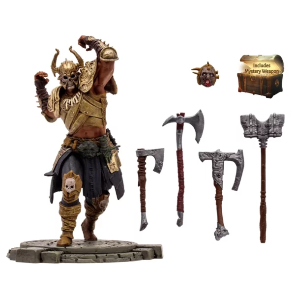 Upheaval Barbarian (Rare) Diablo 4 Videospiel Figur von McFarlane Toys