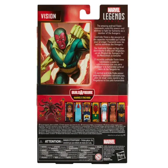 Vision Marvel Legends Series Figur aus der Build-A-Figure Marvel´s The Void Wave von Hasbro