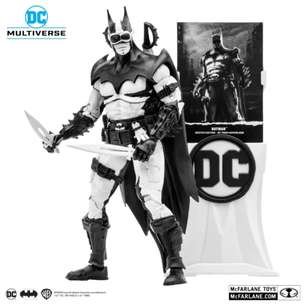 Batman (Sketch Edition) DC Multiverse Figur von Mcfarlane Toys designed by Todd McFarlane