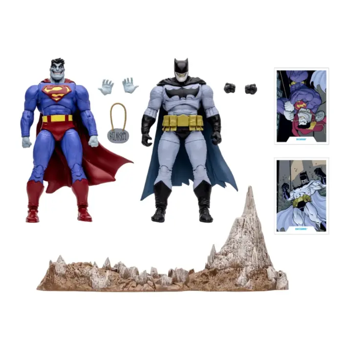 Bizarro und Batzarro DC Multiverse Figur von Mcfarlane Toys aus den DC Comics