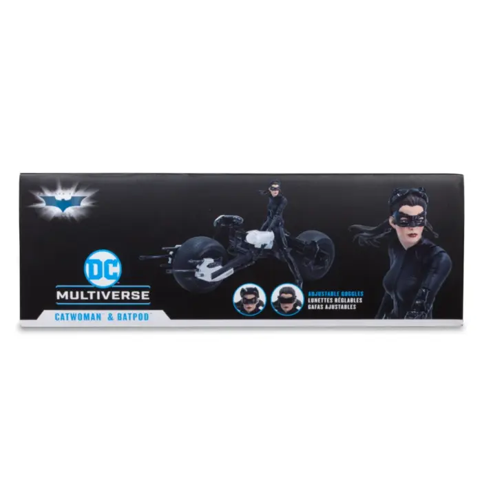 Catwoman und Batpod DC Multiverse Mcfarlane Toys Gold Label Figur und Fahrzeug aus The Dark Knight Rises