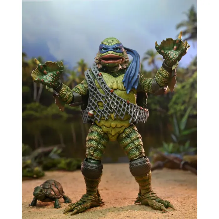 Leonardo as the Creature Teenage Mutant Ninja Turtles (TMNT) Ultimate Universal Monsters Figur von NECA