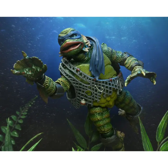 Leonardo as the Creature Teenage Mutant Ninja Turtles (TMNT) Ultimate Universal Monsters Figur von NECA