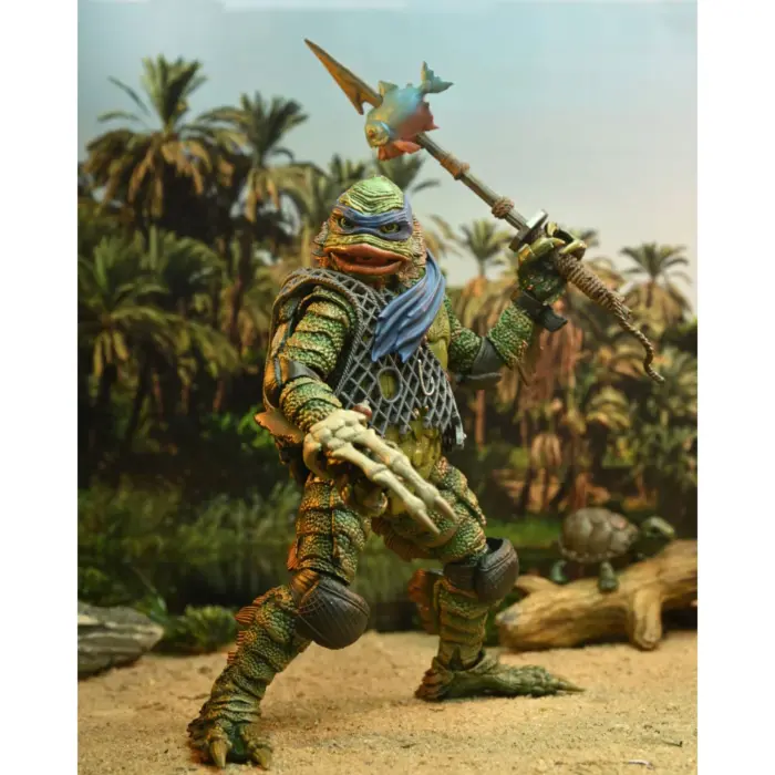 Leonardo as the Creature Teenage Mutant Ninja Turtles (TMNT) Ultimate Universal Monsters Figur von NECA