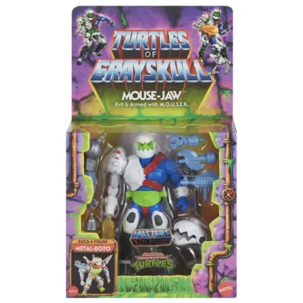 Mouse-Jaw Turtles of Grayskull das MOTU x TMNT Crossover mit den Masters of the Universe Origins und Teenage Mutant Ninja Turtles Actionfiguren