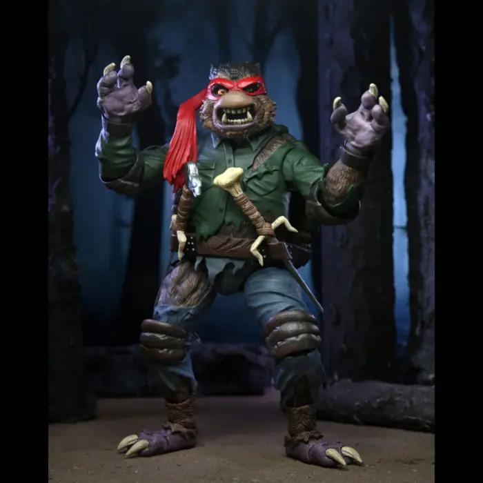 Raphael as Wolfman Teenage Mutant Ninja Turtles (TMNT) Ultimate Universal Monsters Figur von NECA