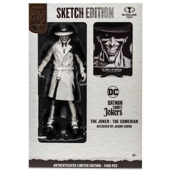 The Joker: The Comedian (Sketch Edition) DC Multiverse Figur von Mcfarlane Toys im Sketch-Artist-Look