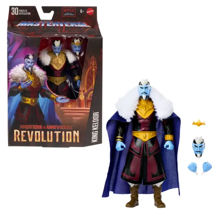 King Keldor Masters of the Universe Revolution Masterverse Figur von Mattel