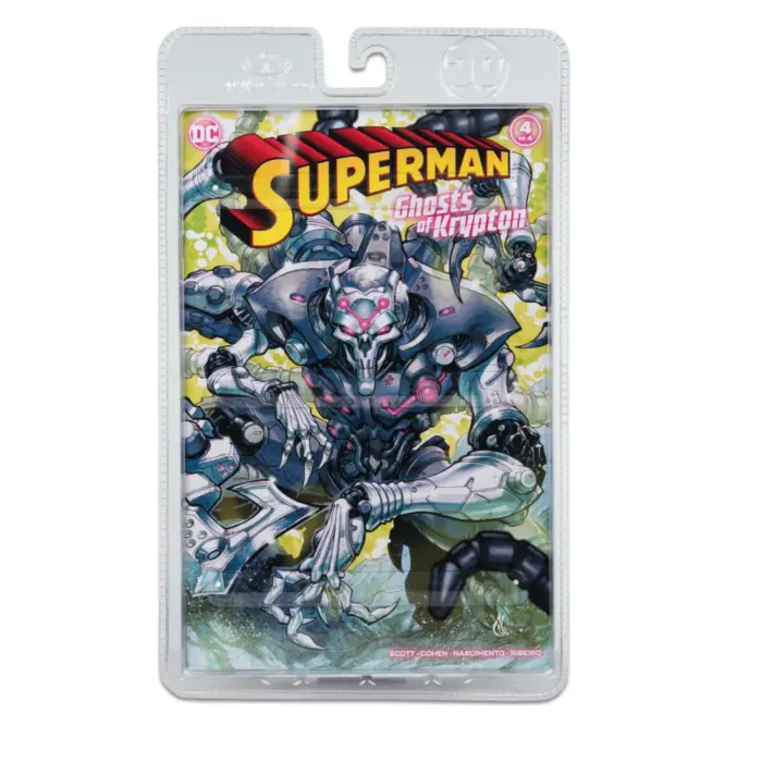 Brainiac DC Direct Page Punchers Wave 5 Figur und Ghosts of Krypton Comic von McFarlane Toys