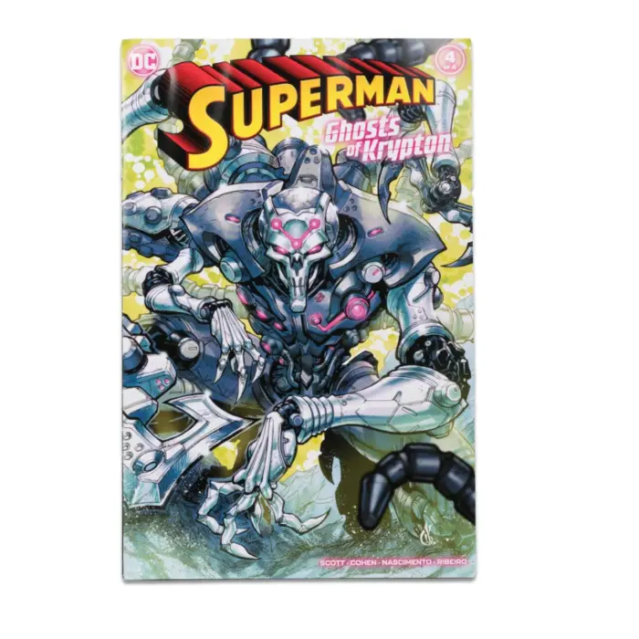 Brainiac DC Direct Page Punchers Wave 5 Figur und Ghosts of Krypton Comic von McFarlane Toys