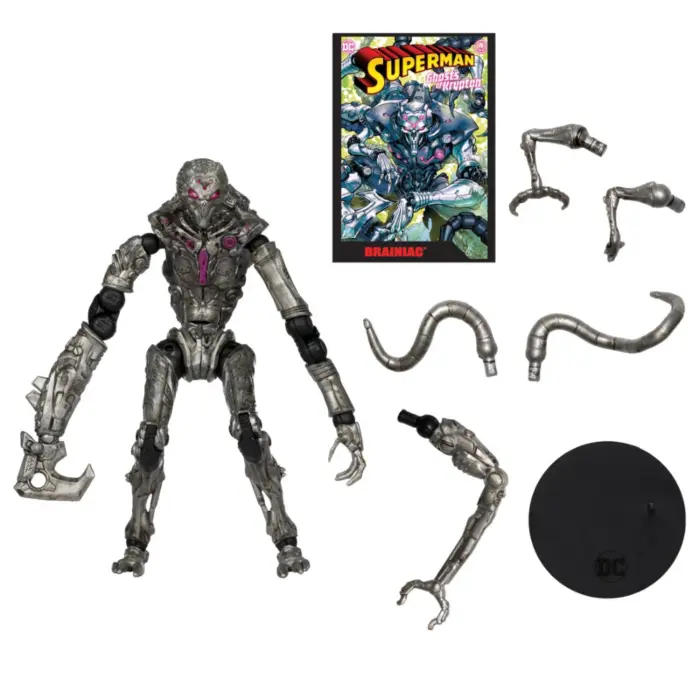Brainiac DC Direct Page Punchers Wave 5 Figur und Ghosts of Krypton Comic von McFarlane Toys