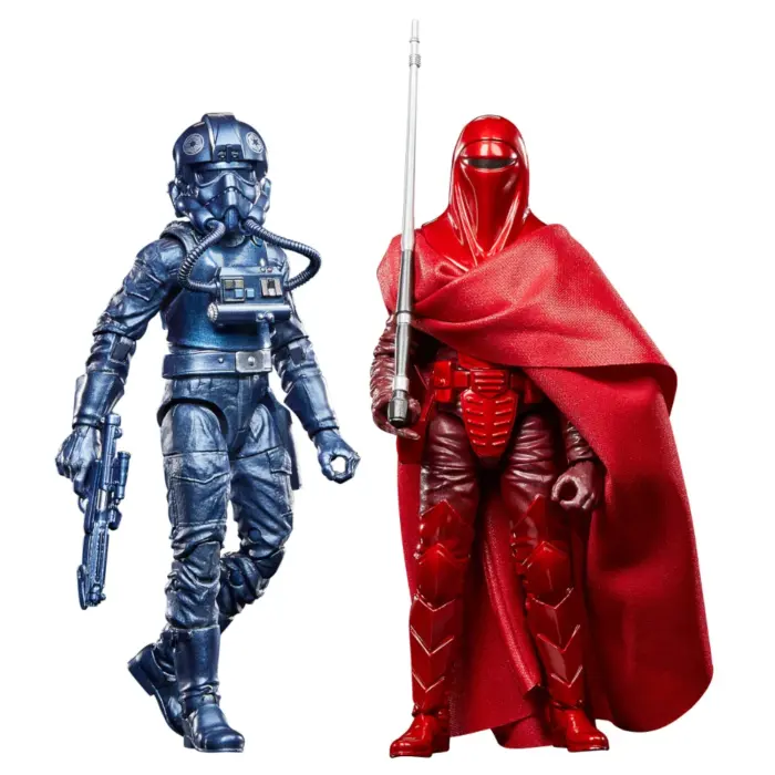 Emperor's Royal Guard & TIE Fighter Pilot Star Wars Black Series 40th Anniversary Edition Carbonized Exclusive Figuren 2-Pack von Hasbro