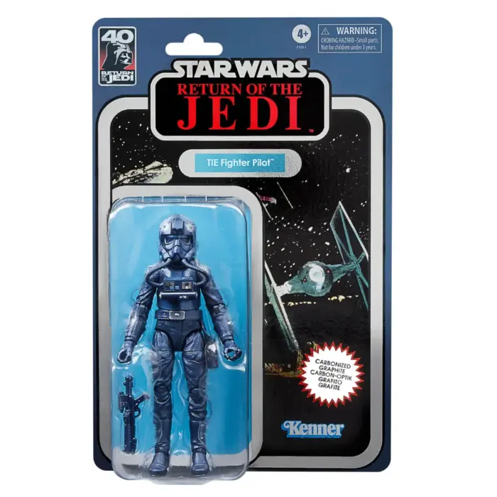 Emperor's Royal Guard & TIE Fighter Pilot Star Wars Black Series 40th Anniversary Edition Carbonized Exclusive Figuren 2-Pack von Hasbro