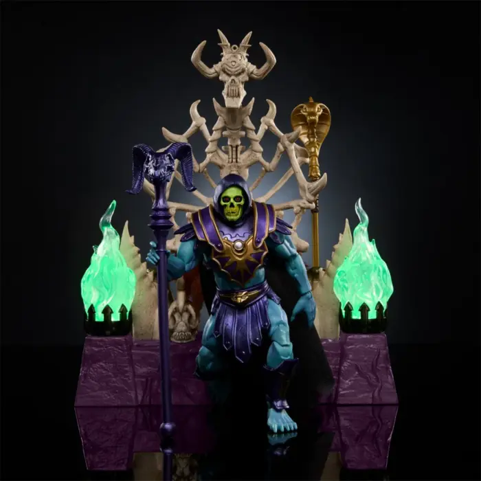 Skeletor und Havoc Throne Masters of the Universe Masterverse Fan Channel Exclusive Figuren-Set von Mattel
