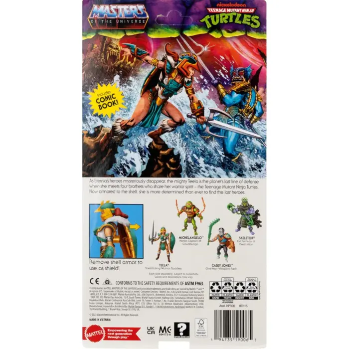 Teela Turtles of Grayskull MOTU x TMNT Crossover mit den Masters of the Universe Origins und Teenage Mutant Ninja Turtles Actionfiguren von Mattel