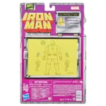 Iron Man (Model 01 Gold) Marvel Legends Series Retro Collection Figur von Hasbro aus den Iron Man Comics