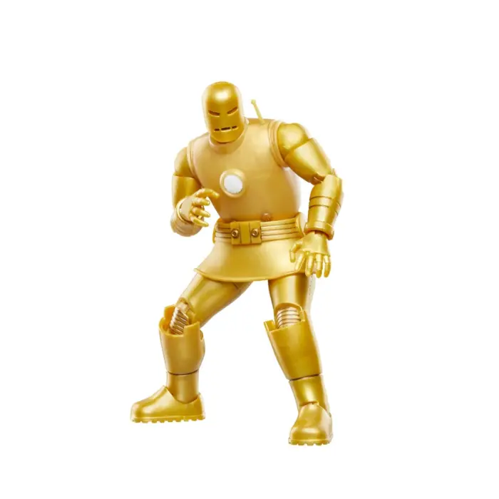 Iron Man (Model 01 Gold) Marvel Legends Series Retro Collection Figur von Hasbro aus den Iron Man Comics
