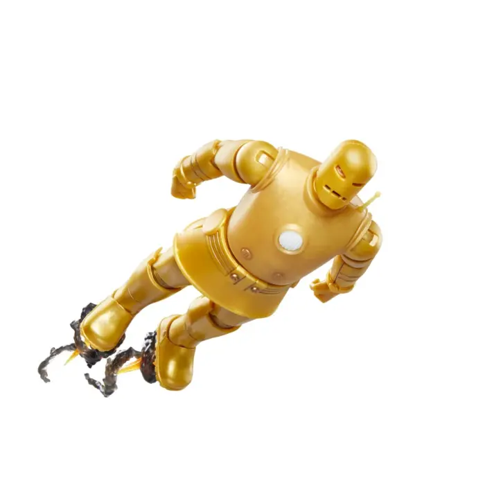 Iron Man (Model 01 Gold) Marvel Legends Series Retro Collection Figur von Hasbro aus den Iron Man Comics