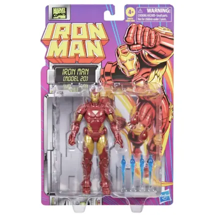 Iron Man (Model 20) Marvel Legends Series Retro Collection Figur von Hasbro aus den Iron Man Comics