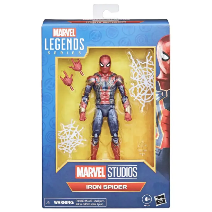 Iron Spider Marvel Legends Series Figur von Hasbro aus dem Marvel Studios Film Avengers: Endgame Iron Spider Marvel Legends Series Figur von Hasbro aus dem Marvel Studios Film Avengers: Endgame