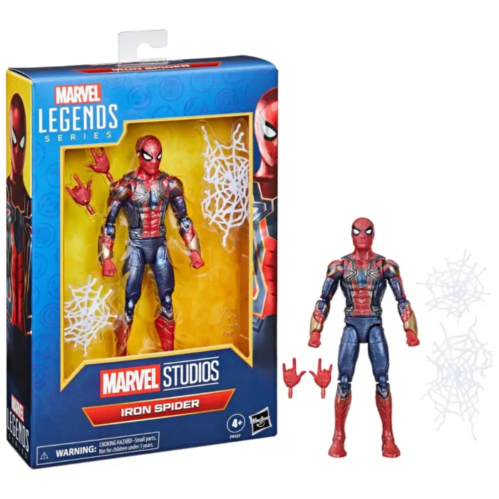 Iron Spider Marvel Legends Series Figur von Hasbro aus dem Marvel Studios Film Avengers: Endgame Iron Spider Marvel Legends Series Figur von Hasbro aus dem Marvel Studios Film Avengers: Endgame