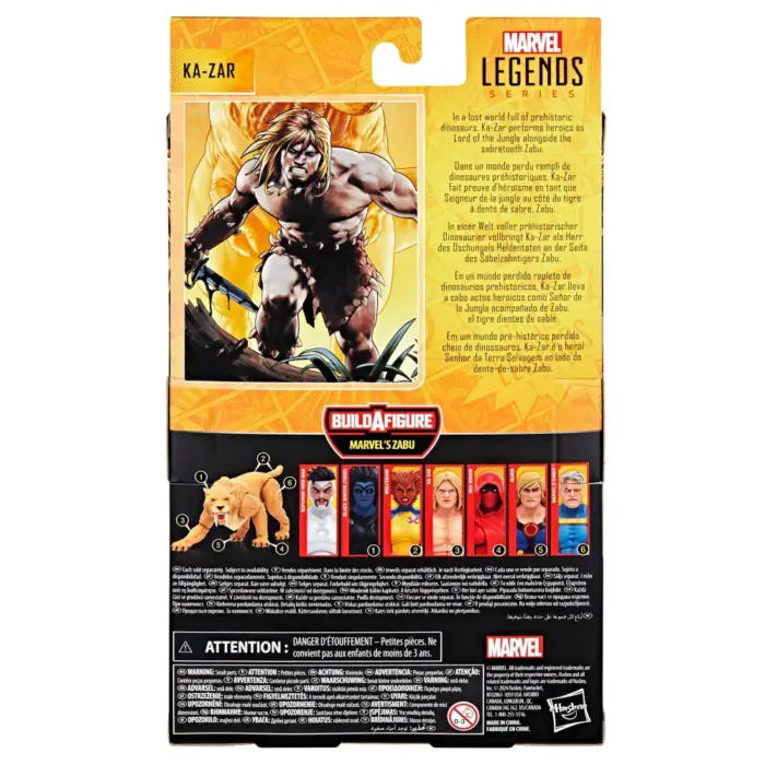 Ka-Zar Marvel Legends Series Figur aus der Build-A-Figure Marvel´s Zabu Wave von Hasbro