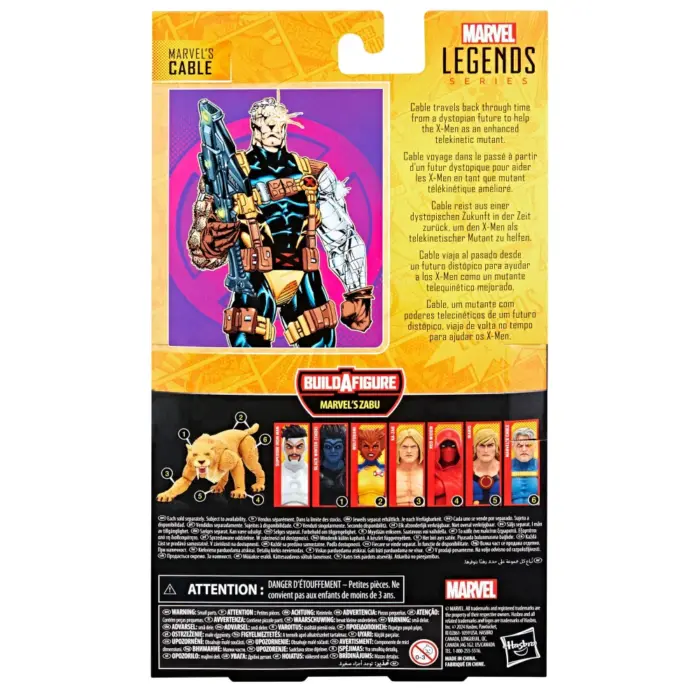 Marvel´s Cable Marvel Legends Series Figur aus der Build-A-Figure Marvel´s Zabu Wave von Hasbro
