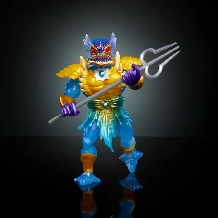 Mer-Man Turtles of Grayskull Deluxe Figur MOTU x TMNT Crossover mit den Masters of the Universe Origins und Teenage Mutant Ninja Turtles Figuren von Mattel.