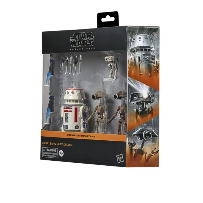 R5-D4, BD-72 & Pit Droids Star Wars Black Series 4-Pack von Hasbro aus Star Wars: The Mandalorian R5-D4, BD-72 & Pit Droids Star Wars Black Series 4-Pack von Hasbro aus Star Wars: The Mandalorian