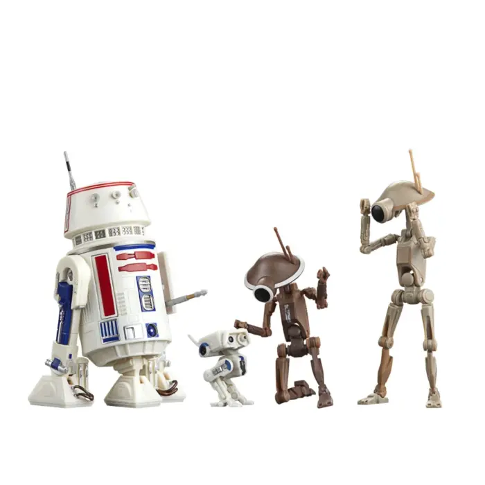 R5-D4, BD-72 & Pit Droids Star Wars Black Series 4-Pack von Hasbro aus Star Wars: The Mandalorian R5-D4, BD-72 & Pit Droids Star Wars Black Series 4-Pack von Hasbro aus Star Wars: The Mandalorian