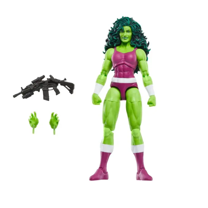 She-Hulk Marvel Legends Series Retro Collection Figur von Hasbro aus den Iron Man Comics