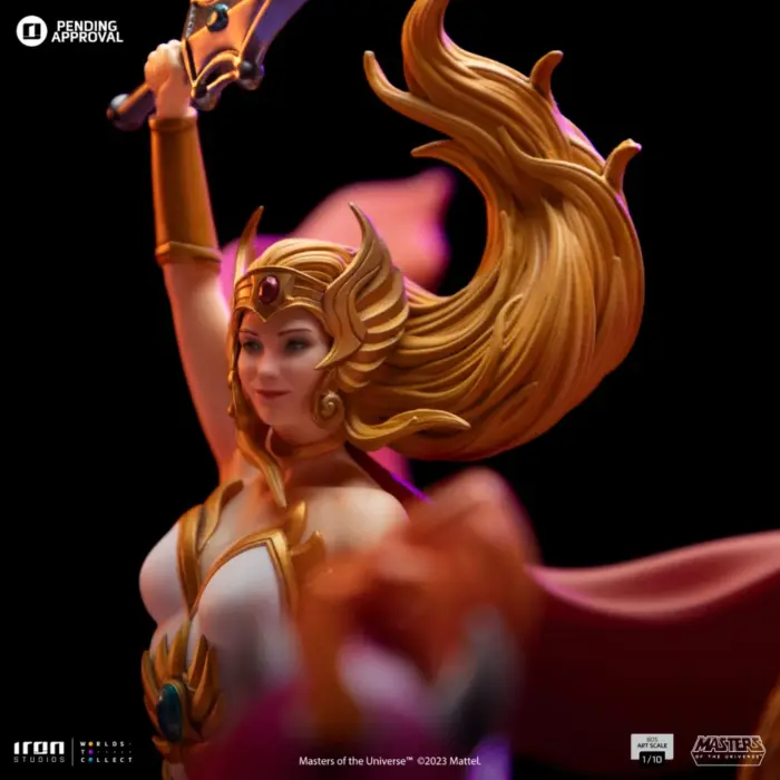 She-Ra und Swiftwind Masters of the Universe 1/10 Art Scale Deluxe Statue von Iron Studios