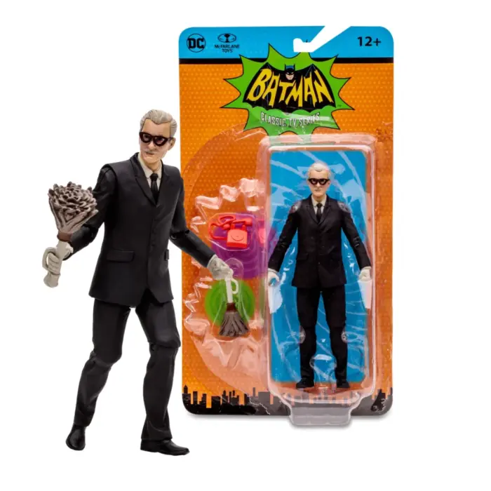 Alfred Pennyworth als DC Retro Figur von McFarlane Toys aus der Batman 66 Classic TV Serie