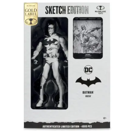 Batman: Hush (Sketch Edition) DC Multiverse Figur von Mcfarlane Toys im Sketch-Artist-Look