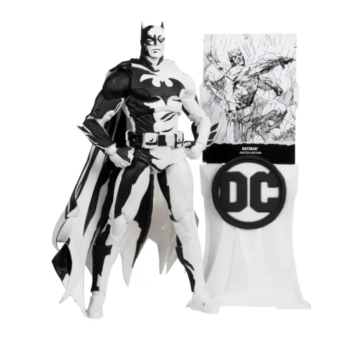 Batman: Hush (Sketch Edition) DC Multiverse Figur von Mcfarlane Toys im Sketch-Artist-Look