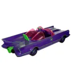 Batmobile & The Joker DC Retro Fahrzeug und Figur von McFarlane Toys aus der Batman 66 Classic TV Serie